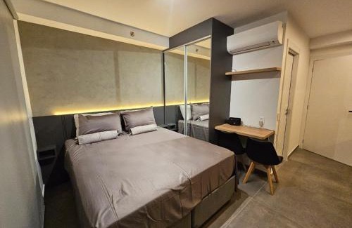 Santo Amaro Apartment | Studio novo ao lado no metrô Brooklin
