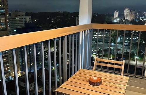 Brooklin Novo Apartment | Studio Premium com Piscina a 1 Minuto a pé do Metrô Brooklin