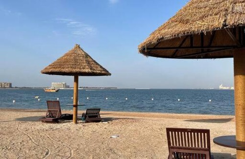 Bab Al Bahr Apartment | Studio -Private Beach & Pool & BBQ -WiFi available