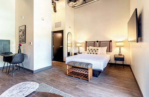 Madison Hotel | Studio queen with views of Lake Monona in the heart of downtown Madison