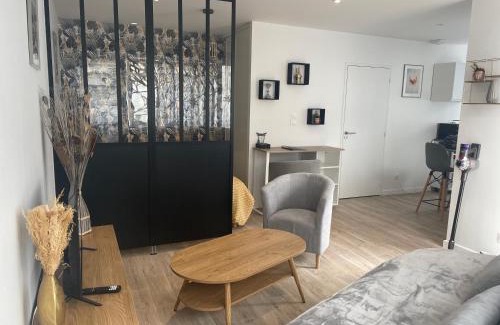 Saint-Nazaire Apartment | Studio récent, entièrement équipé, proche Chantiers et Airbus