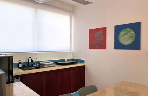 Barra de Colotepec Apartment | Studio Retreat 5 Min from Beach. King Bed & Equipped Kitchen