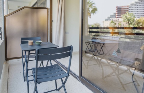 Potamos tis Germasogeias Apartment | Studio with balcony and garden view