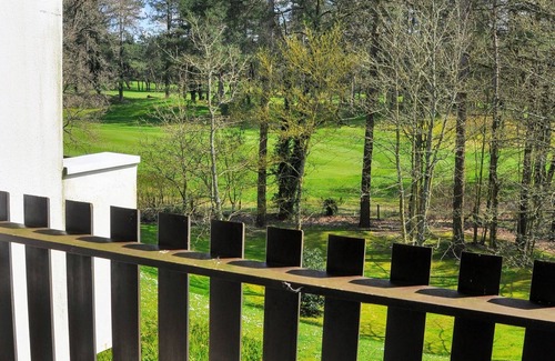 Hardelot-Plage Apartment | Studio with alcove, south orientation with superb view of the golf course