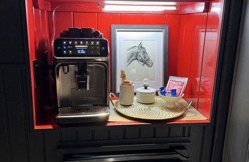 Fayetteville Condo | Studio with Hot Tub, Fire Table & Private Deck!