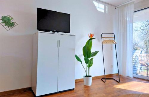 Langenau Apartment | Studioappartment mit Balkon