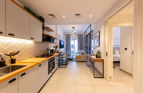 Al Quoz Apartment | Stunning 1BR in Prestigious Community