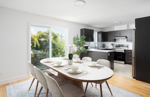 Laval Apartment | Stunning, fully furnished unit with brand new furniture throughout.