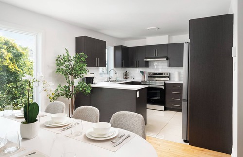 Laval Apartment | Stunning, fully furnished unit with brand new furniture throughout.
