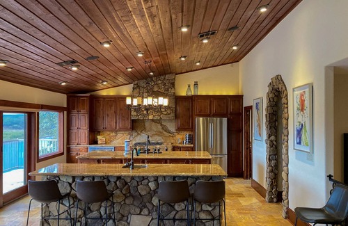 Spicewood House | Stunning lakefront home with balcony, AC, W/D, & incredible views