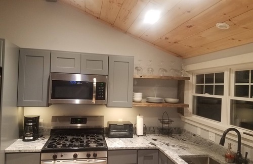 Standish House | Stunning waterfront on Sebago Lake with guest cottage and boat lift!
