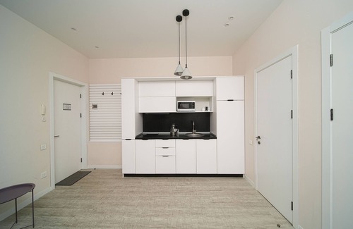 Kentron Apartment | Stylish Apartment with Open Kitchen-Living Space by Sweet Home