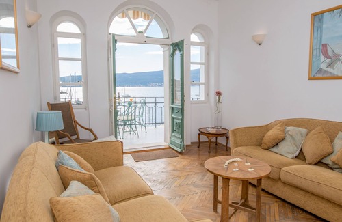Tomicici Apartment | Stylish Art Deco residence, sun soaked balcony, stunning views over Kotor Bay
