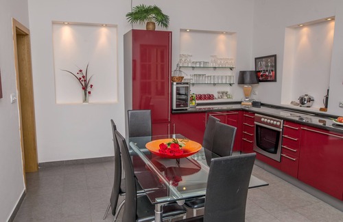Tomicici Apartment | Stylish Art Deco residence, sun soaked balcony, stunning views over Kotor Bay
