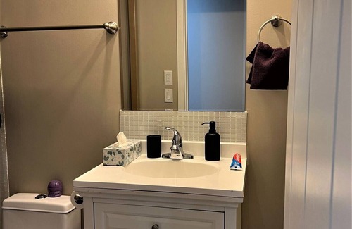 Saskatoon House | Stylish, Comfortable & Family-friendly 2Bdrm Suite: Double parking on property.