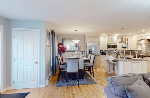 Westbrook Condo | Stylish condo with a high-end kitchen, washer/dryer, & large yard