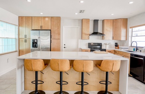 Country Place House | Stylish, dog-friendly home with fenced yard, pool, pool table, WiFi, W/D, & AC