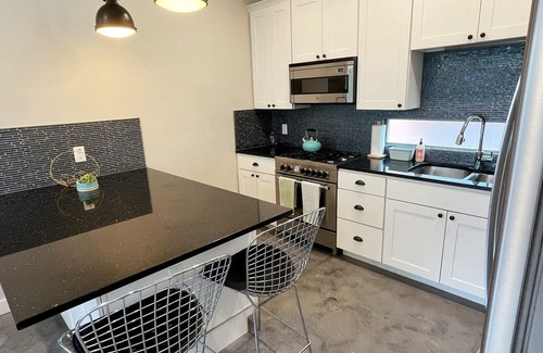 Govalle House | Stylish East Austin Resort-style property: 5/3 main house with a 2/2 guest house