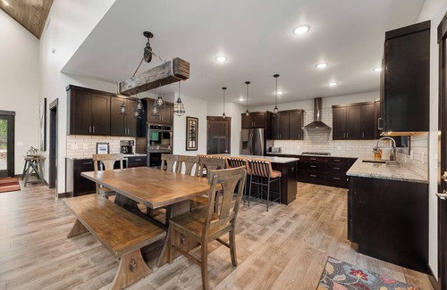Lead House | Stylish home with hot tub, pool access, wifi and garage