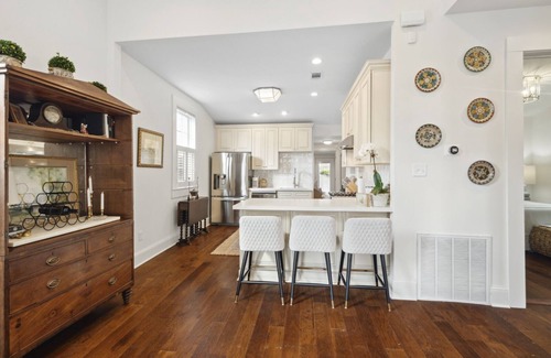 West Riverside House | Stylish & Private Uptown NOLA Home & yard.