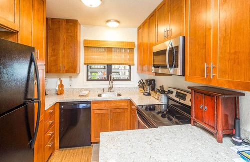 Lihue Condo | Stylish Tropical Suite w/Bath+Kitchen Upgrades, WiFi, DVD, Lanai–Kaha Lani 113