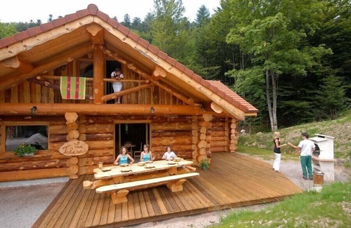 La Bresse Ski Chalet | Sublime chalet rondins de 140 m² en lisière de forêt et ruisseau, La Bresse, wifi
