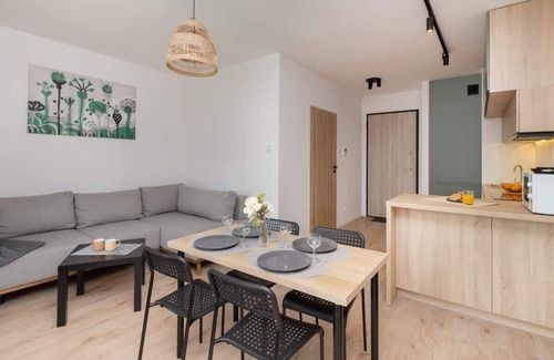 Nowy Port Apartment | Sucha 37A Gdansk Modern Studio Balcony Near Arena Gdansk