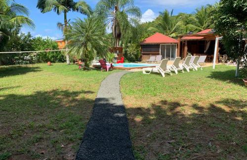 Riviere-Salee Cabin | Suite Lagoon climatisée avec piscine, spa privatif