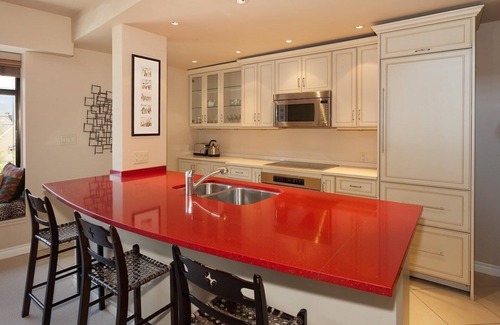 Whistler Village Apartment | Suite with views of Whistler Village + Fireplace