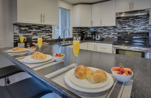 Lac-Superieur Ski Chalet | Summer Promo Waterfront Cabin Spa trails boat fish