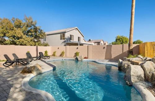 Larissa House | Sun-Drenched Terrace: Chic w Grille Firepit Pool