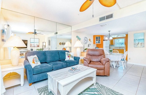 Avon By The Sea Condo | Sun-Kissed Escape: Steps to Pier w/Heated Pool & Private Balcony