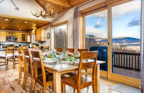 Sunday River Area House | Sunday River MTN Views! Slps 12! HotTub! Lux home