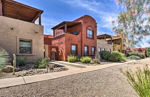 Tumacacori Apartment | Sunny Adobe Retreat w/Hot Tub & Mtn Views!