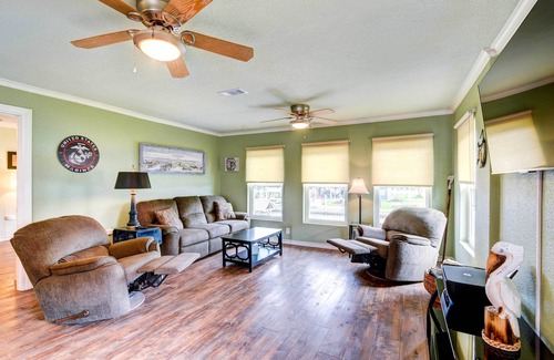 Freeport House | Sunny Freeport Home on Canal: Fish On-Site!