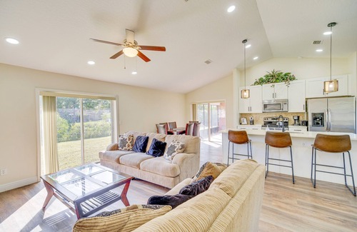 Palm Bay House | Sunny Palm Bay Home w/Screened Porch Near Beaches