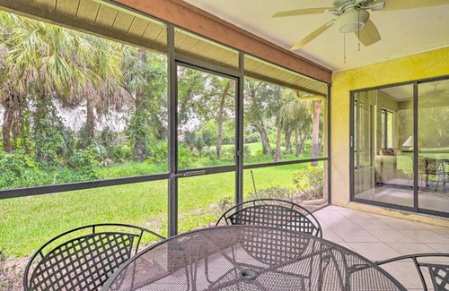 Sarasota Villa | Sunny Sarasota Villa with Lanai Less Than 5 Mi to Beach