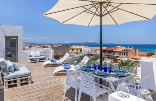 Son Serra de Marina House | Sunny Townhouse With Terrace in Son Serra