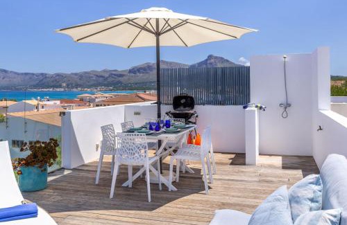 Son Serra de Marina House | Sunny Townhouse With Terrace in Son Serra