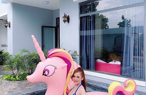 Vung Tau Villa | Sunsea Villa - Long Cung, near the sea 300m, BBQ, 5 rooms for 20 travellers
