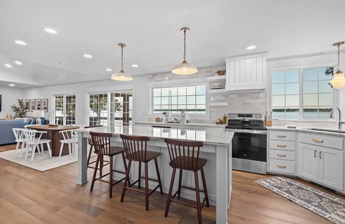 Grove House | Sunset Cottage on Grand: Waterfront Views - Dock - Fire Pit - Boat Parking