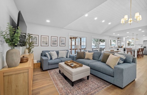 Grove House | Sunset Cottage on Grand: Waterfront Views - Dock - Fire Pit - Boat Parking