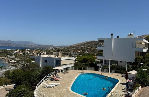 Anavyssos Villa | Sunset House - Athens Riviera in Saronida/Anavissos,150m from beach,seavew,pool