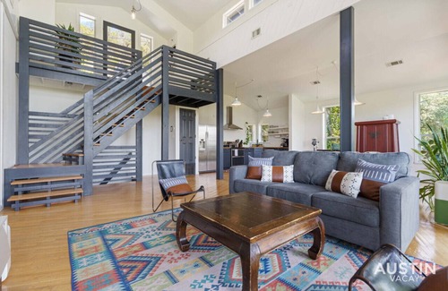 McNeil House | Sunset Waterfront Escape w/Pool & River Views, Minutes to Lake Travis!