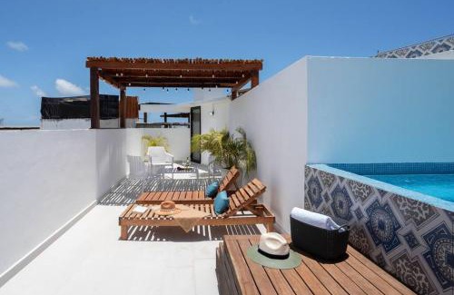 Tulum Apartment | SunsetviewPH+PrivPool+Near Beach&Town+Rooftop+50mb