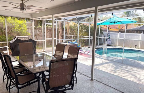 East County Civic Group House | Sunshine Splash: Pool Home Escape in Tampa Suburbs