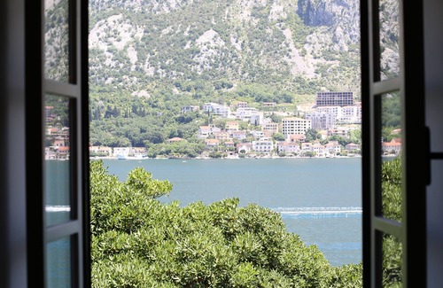 Kotor Villa | Super chic Venetian Palazzo, swimming pool , water front ponta on sea