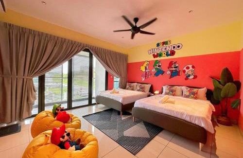 Tebrau House | Super Mario World Karaoke BBQ Mount Austin 16 Pax