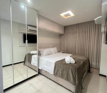 Setor Bueno Apartment | Super Premium no Bueno 3 Ares Condicionados Piscina Academia Próximo ao Hospital Albert Einstein 2408