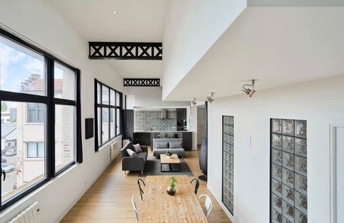 Tourcoing Apartment | Superb 3-bedroom duplex loft + parking.